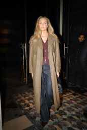 Romee Strijd Spotted at Costes in Paris 01.29.2025