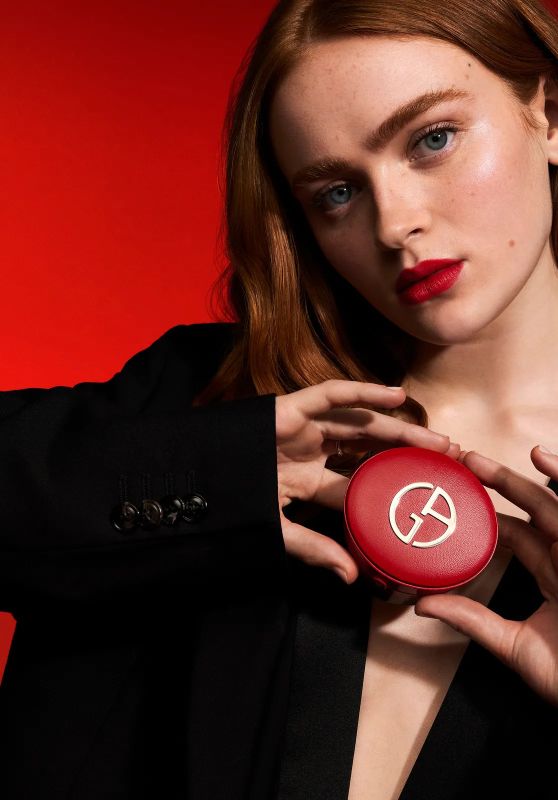 Sadie Sink Fronts Armani Beauty 