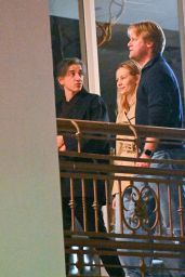 Svetlana Ustinova & Ilya Stewart Spotted at Sushi Park - 01.17.2025
