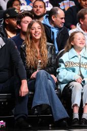 Sydney Sweeney Courtside at Knicks vs. Nets - 01.21.2025