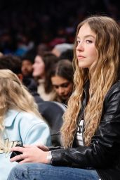 Sydney Sweeney Courtside at Knicks vs. Nets - 01.21.2025