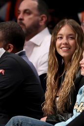 Sydney Sweeney Courtside at Knicks vs. Nets - 01.21.2025