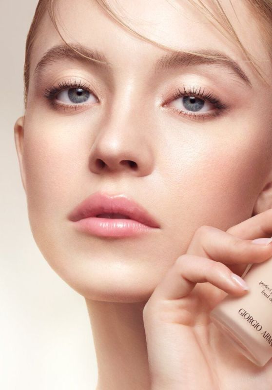 Sydney Sweeney Stars in Armani Beauty Campaign - Jan 2025