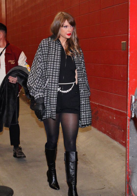 Taylor Swift Stuns in Head-to-Toe Chanel at Chiefs Game While Sparking Engagement Rumors