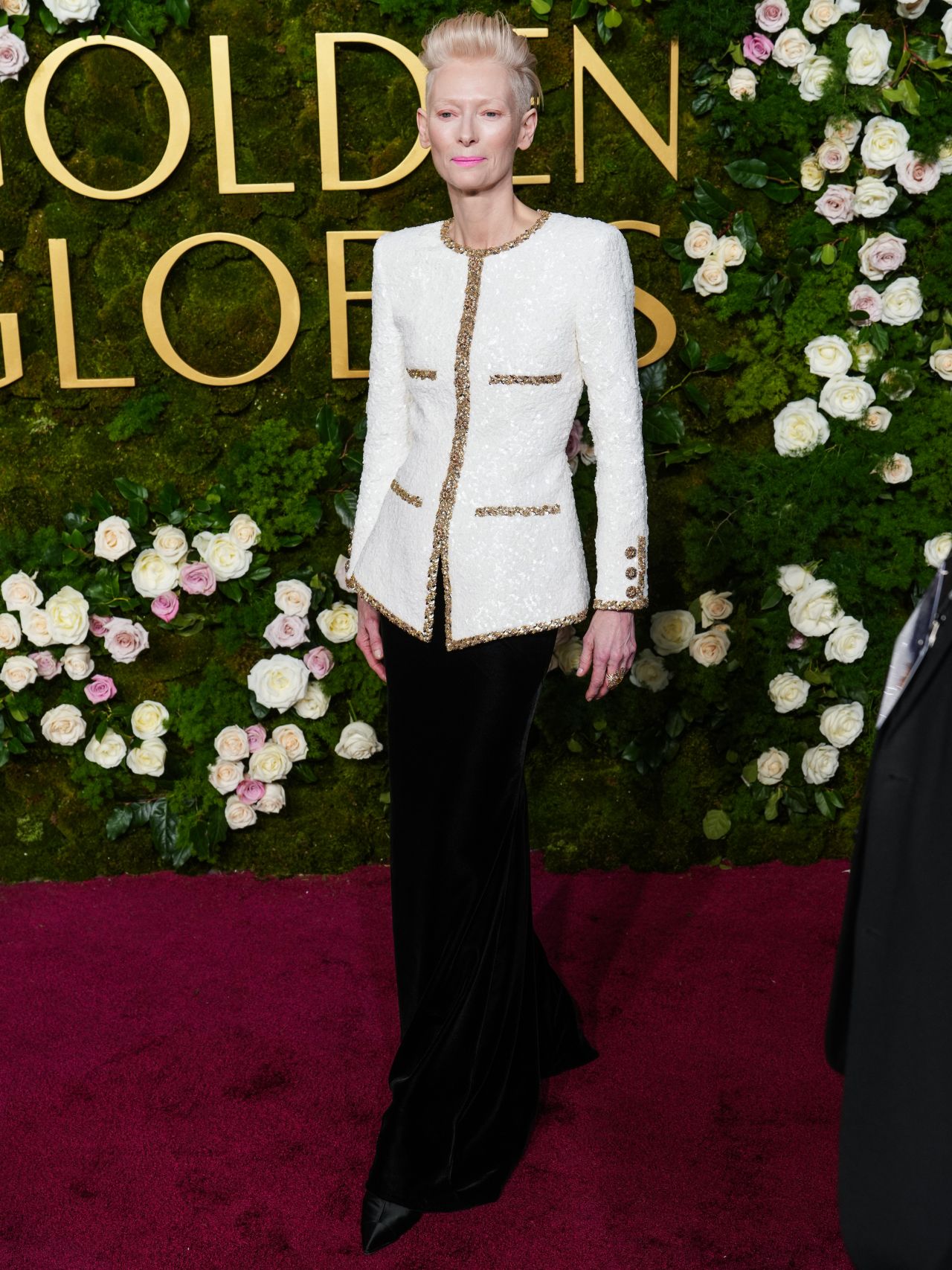 Tilda Swinton Channels '80s Chanel Magic at 2025 Golden Globes • CelebMafia