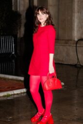 Zooey Deschanel Arrives for Patou Fashion Show in Paris