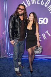 Adria Arjona Jason Momoa at SNL50 Homecoming Concert - 02 14 2025