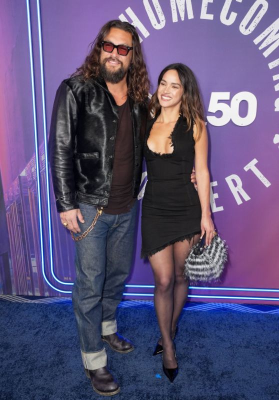 Adria Arjona & Jason Momoa at SNL50 Homecoming Concert - 02.14.2025