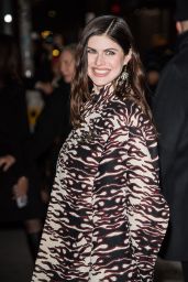 Alexandra Daddario Stuns at Tory Burch NYFW