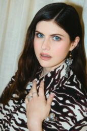 Alexandra Daddario Stuns in Timeless Winter Layers