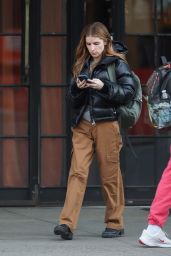 Anna Kendrick Spotted Leaving Hotel in NYC, 02.04.2025