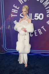 Anya Taylor-Joy Stuns in Ethereal White at SNL50