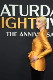 Anya Taylor-Joy Stuns in Vintage Mugler at SNL50