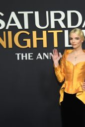 Anya Taylor-Joy Stuns in Vintage Mugler at SNL50
