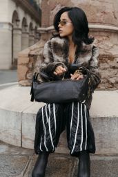 Becky G Featured with Dior D-Journey Bag 2025