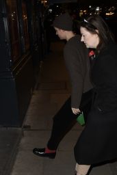 Brie Larson Arrives at London Theatre - 02.25.2025