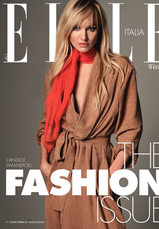 Candice Swanepoel Stars in Elle Italia Feb 2025