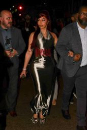 Cardi B Exits Caesars Superdome in New Orleans
