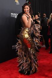 Cardi B Stuns at 67th Annual Grammy Awards Arrivals in Los Angeles