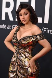 Cardi B Stuns at 67th Annual Grammy Awards Arrivals in Los Angeles