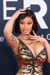 Cardi B Stuns at 67th Annual Grammy Awards Arrivals in Los Angeles