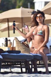 Chantel Jeffries Experiences Wardrobe Malfunction During Miami Beach Outing 02 03 2025