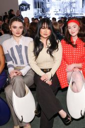 Charlotte Lawrence at Tory Burch Fall/Winter 2025 Show