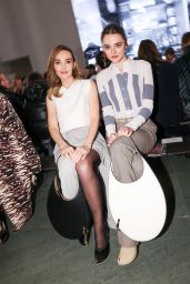Charlotte Lawrence at Tory Burch Fall/Winter 2025 Show