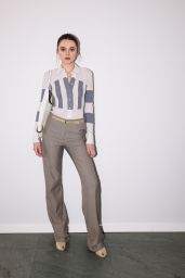 Charlotte Lawrence at Tory Burch Fall/Winter 2025 Show