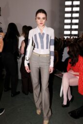 Charlotte Lawrence at Tory Burch Fall/Winter 2025 Show