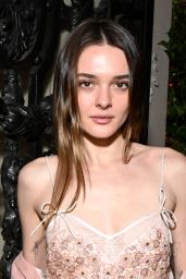 Charlotte Lawrence Attends LoveShackFancy AW25 Presentation in NYC