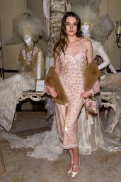 Charlotte Lawrence Attends LoveShackFancy AW25 Presentation in NYC