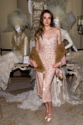 Charlotte Lawrence Attends LoveShackFancy AW25 Presentation in NYC