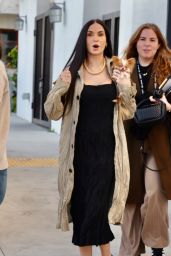 Demi Moore Steps Out with Dog Pilaf in Santa Barbara - 02.09.2025