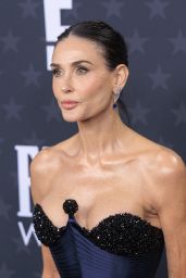 Demi Moore Stuns in Schiaparelli at Critics Choice 2025