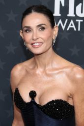Demi Moore Stuns in Schiaparelli at Critics Choice 2025