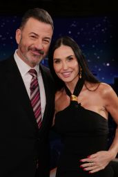 Demi Moore Talks Life & Career on Jimmy Kimmel Live 02.04.2025