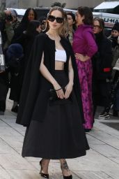 Dove Cameron Arrive at Carolina Herrera 2025 Show