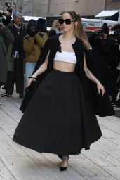 Dove Cameron Arrive at Carolina Herrera 2025 Show
