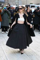 Dove Cameron at Carolina Herrera Fashion Show - 02.10.2025