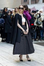 Dove Cameron at Carolina Herrera Fashion Show - 02.10.2025