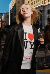 Elle Fanning in Coach