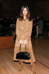 Emily Ratajkowski’s Luxe Suede Look Defines Winter 2025