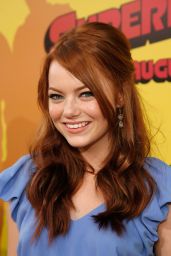 Emma Stone at the Superbad Premiere in LA - 12.13.2007