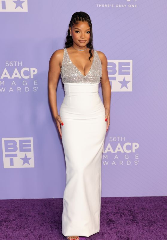 Halle Bailey at 56th NAACP Image Awards