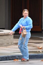 Hilary Duff at The Front Yard Studio City February 2025