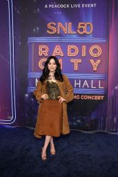 Jenna Ortega Stuns in All-Versace at SNL50 Concert