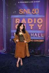 Jenna Ortega Stuns in All-Versace at SNL50 Concert