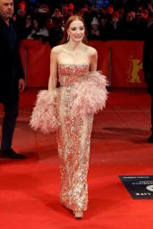 Jessica Chastain Stuns in Rosé Gucci at Berlinale