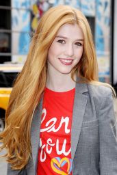 Katherine McNamara in Times Square NYC - 05.16.2012